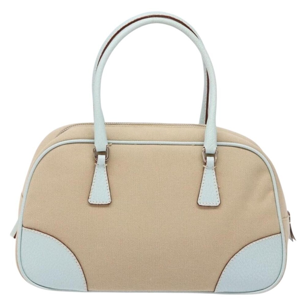 Prada Bauletto Canvas with Leather